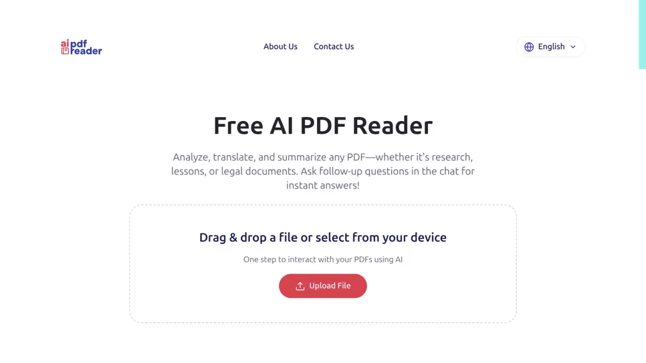 AI PDF Reader screenshot