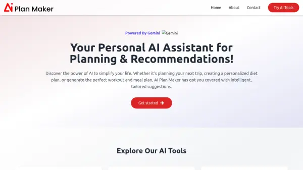 AI Plan Maker
