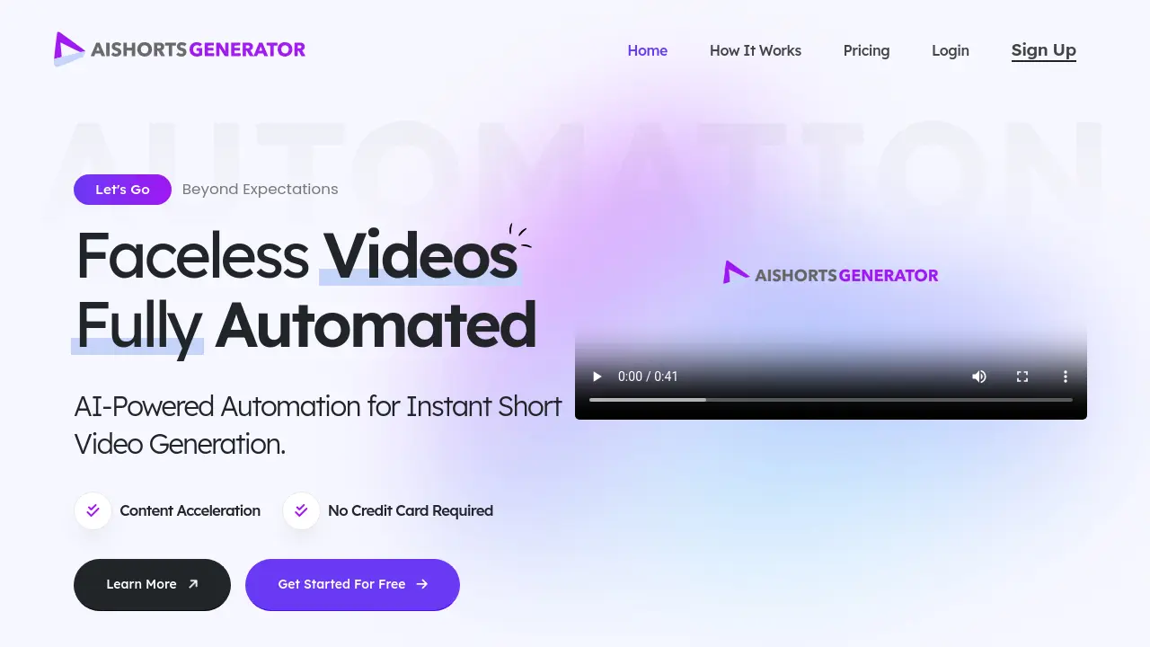 AI Shorts Generator screenshot