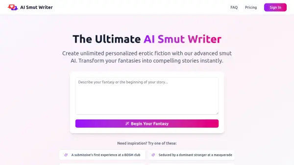 AI Smut Writer
