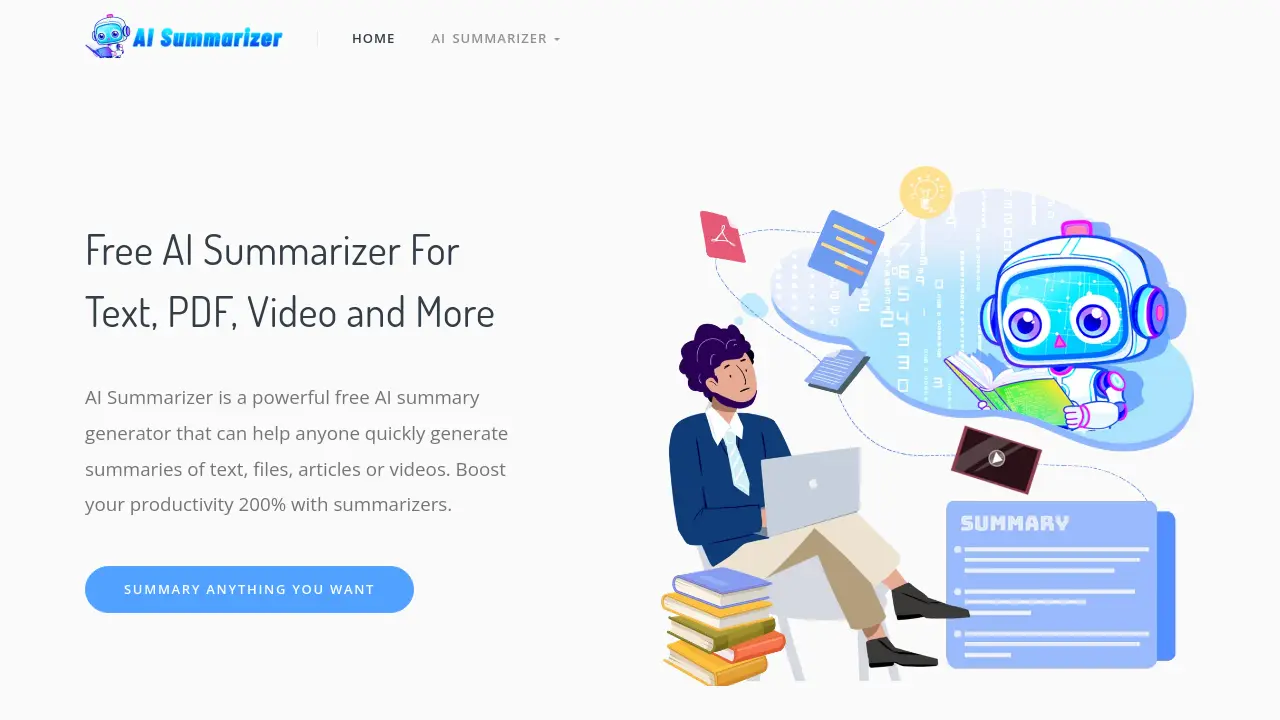 AI Summarizer screenshot