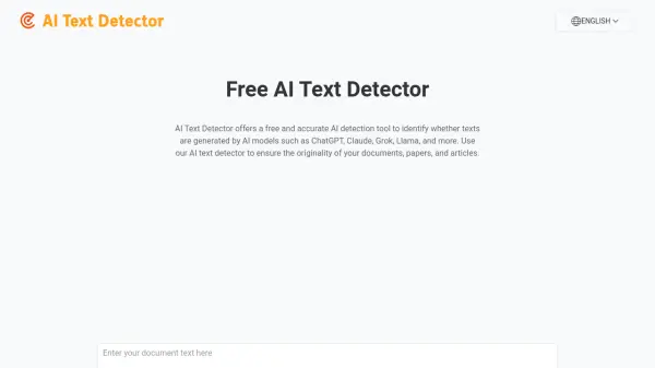 AI Text Detector