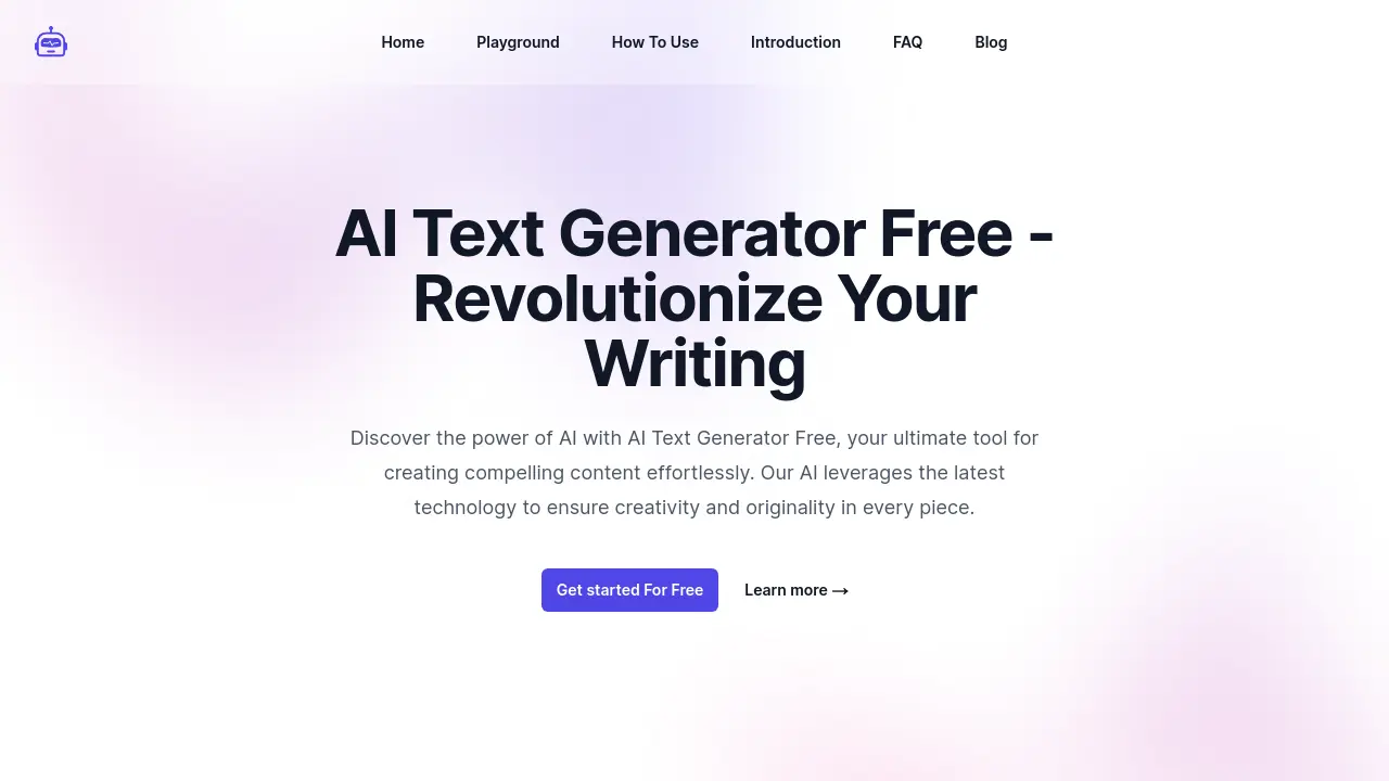 AI Text Generator Free