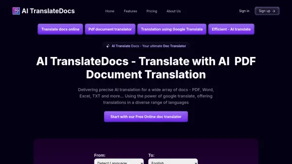 AI TranslateDocs