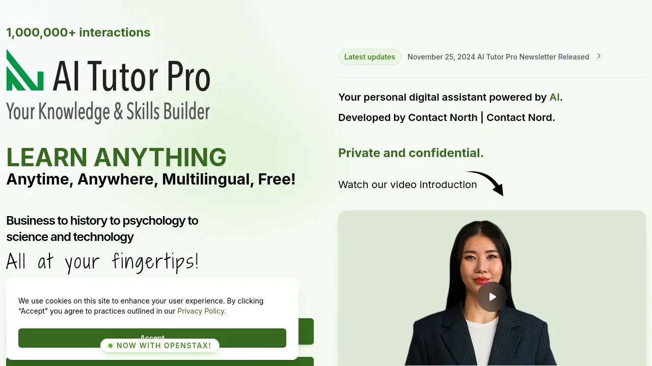 AI Tutor Pro - Your personal digital assistant powered by AI.