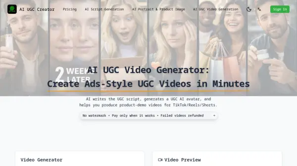 AI UGC Creator