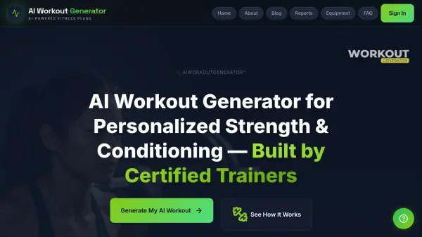 AI Workout Generator