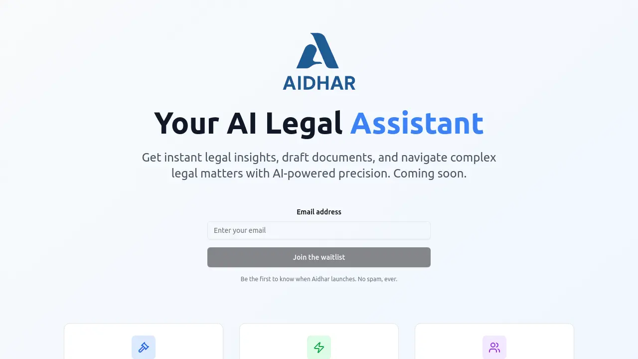 Aidhar screenshot