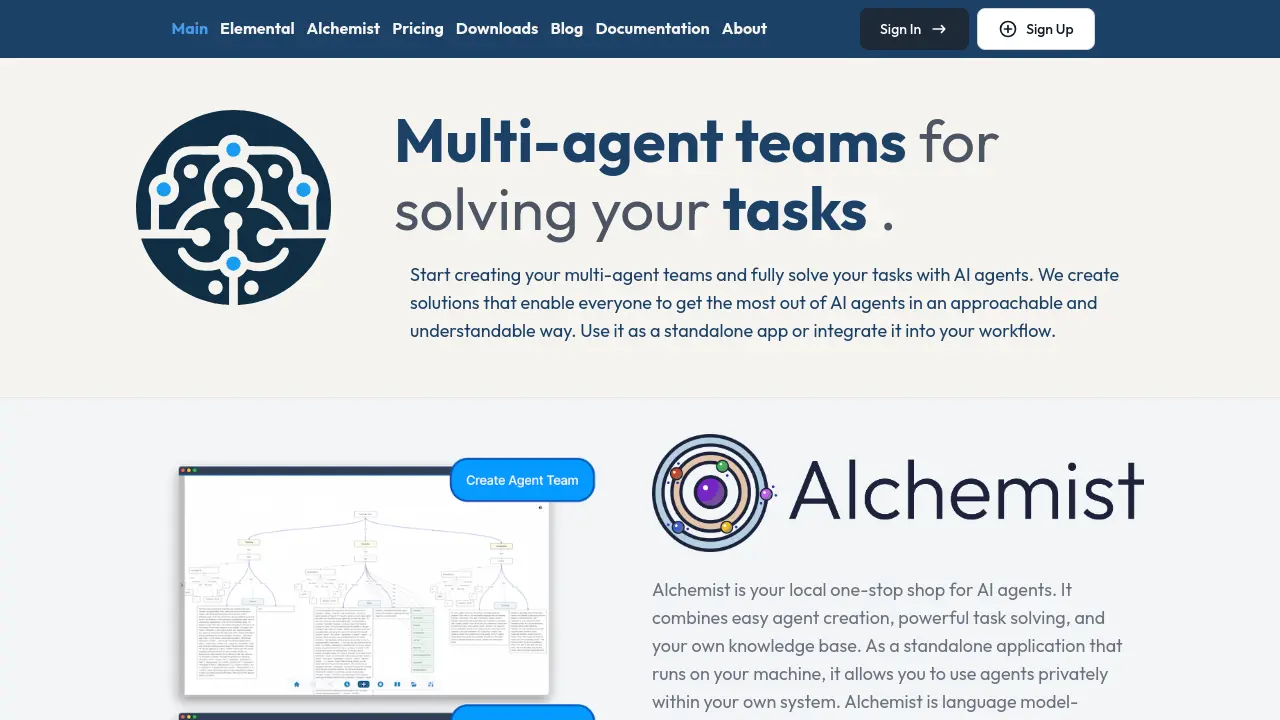 Alchemist - Multi-agent teams for solving your tasks
