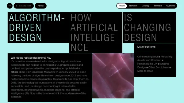 Algorithm-Driven Design
