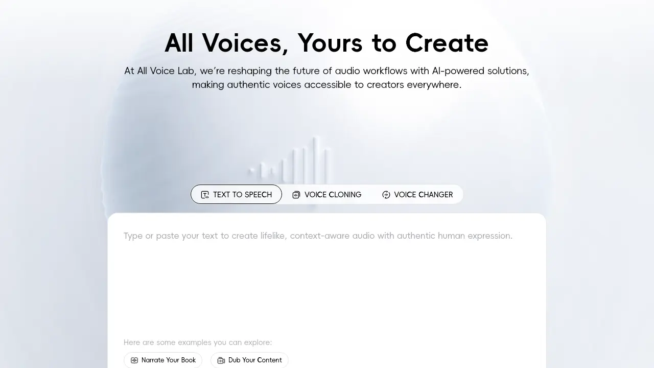 All Voice Lab screenshot