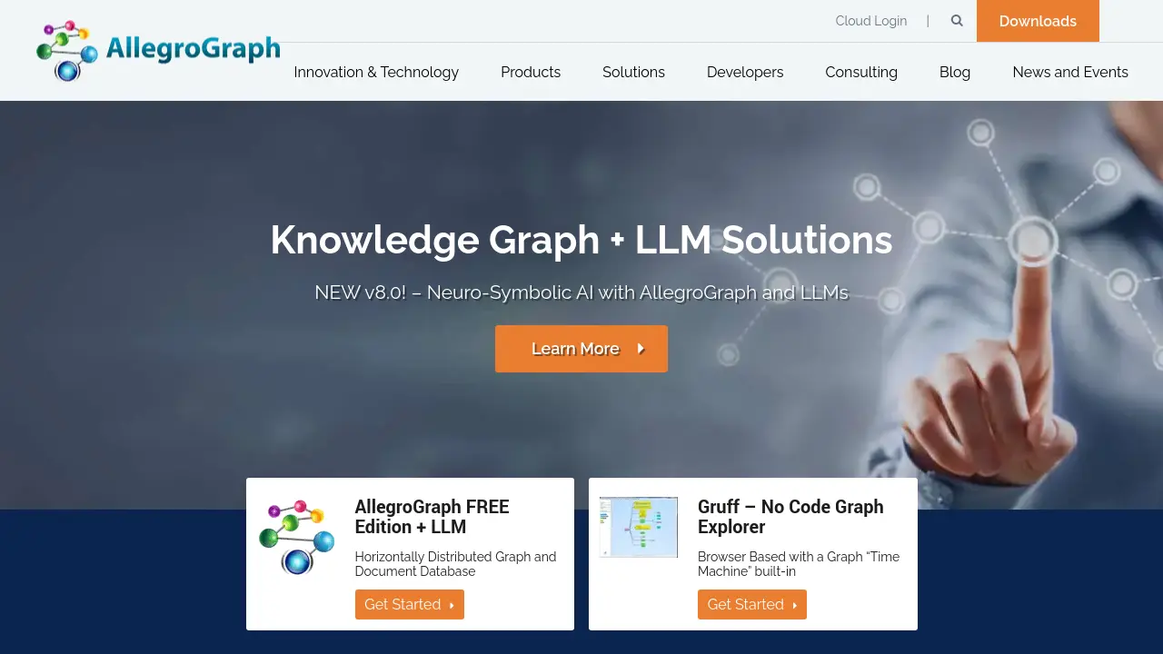 AllegroGraph - Neuro-Symbolic AI Platform for Enterprise Knowledge Graphs