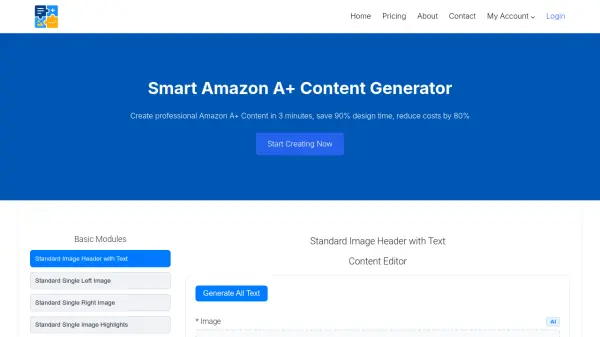 Amazon A+ Content Generator