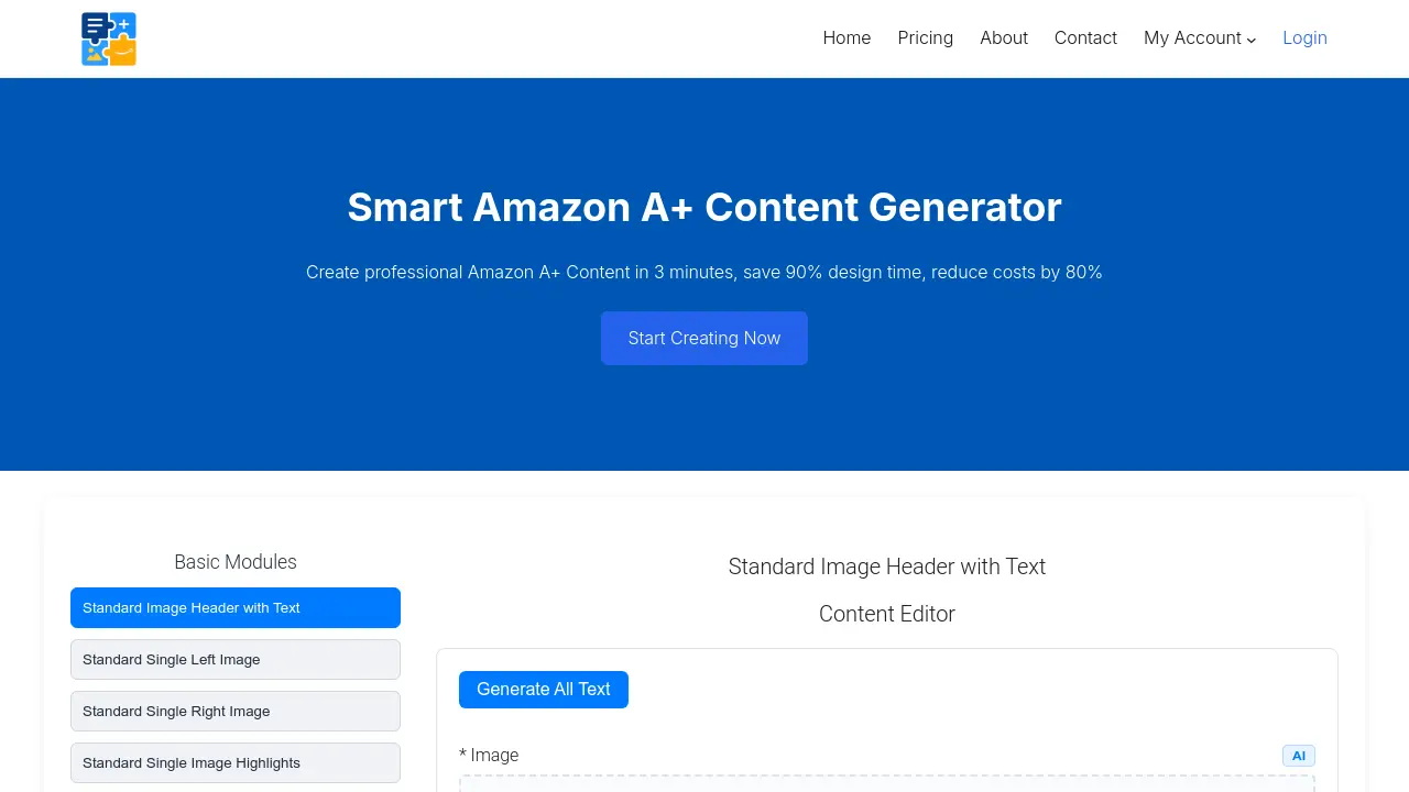 Amazon A+ Content Generator - Create professional Amazon A+ Content in ...