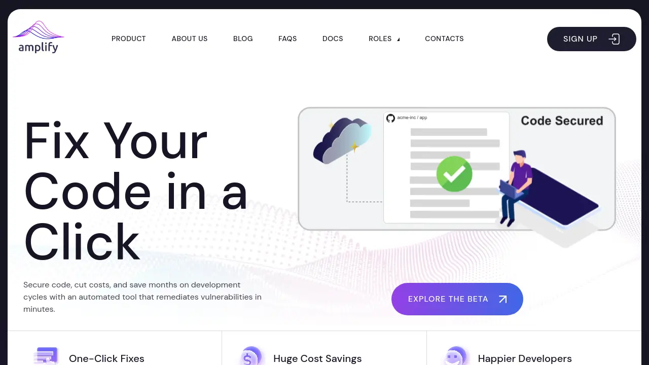 Amplify Security - Secure code, cut costs, and save months on ...