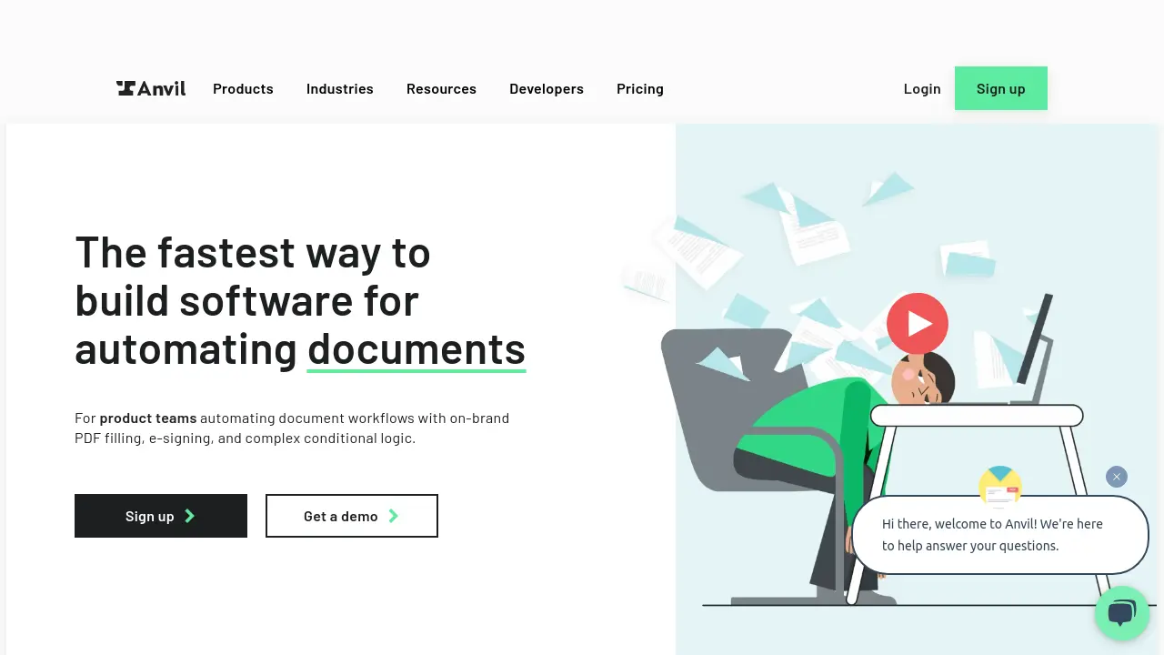 Anvil - Automate Document Workflows with AI-Powered Tools