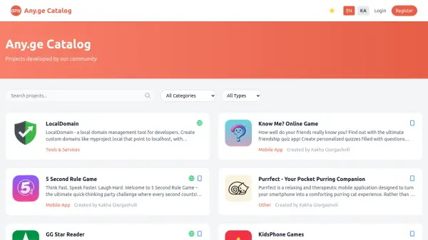 Any.ge Catalog