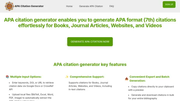 APA citation generator