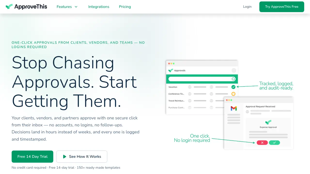 ApproveThis - Stop Chasing Approvals. Start Getting Them.