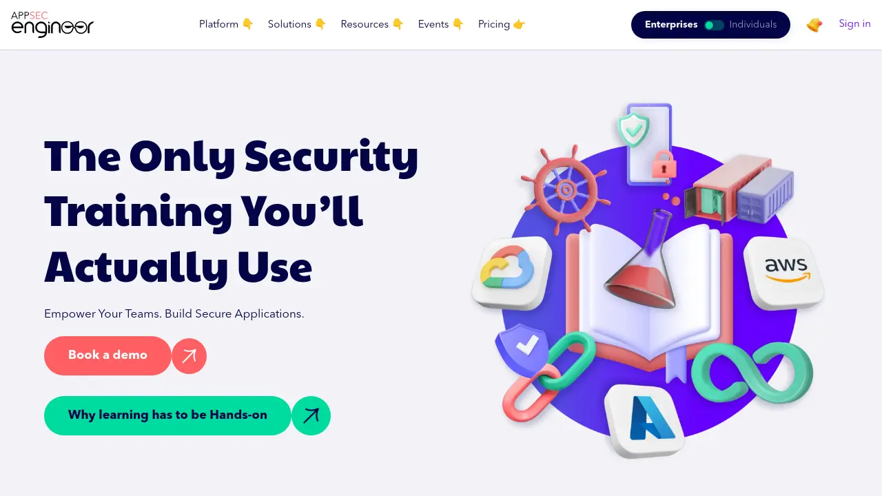 AppSecEngineer - Hands-On Security Training Platform for Modern Teams