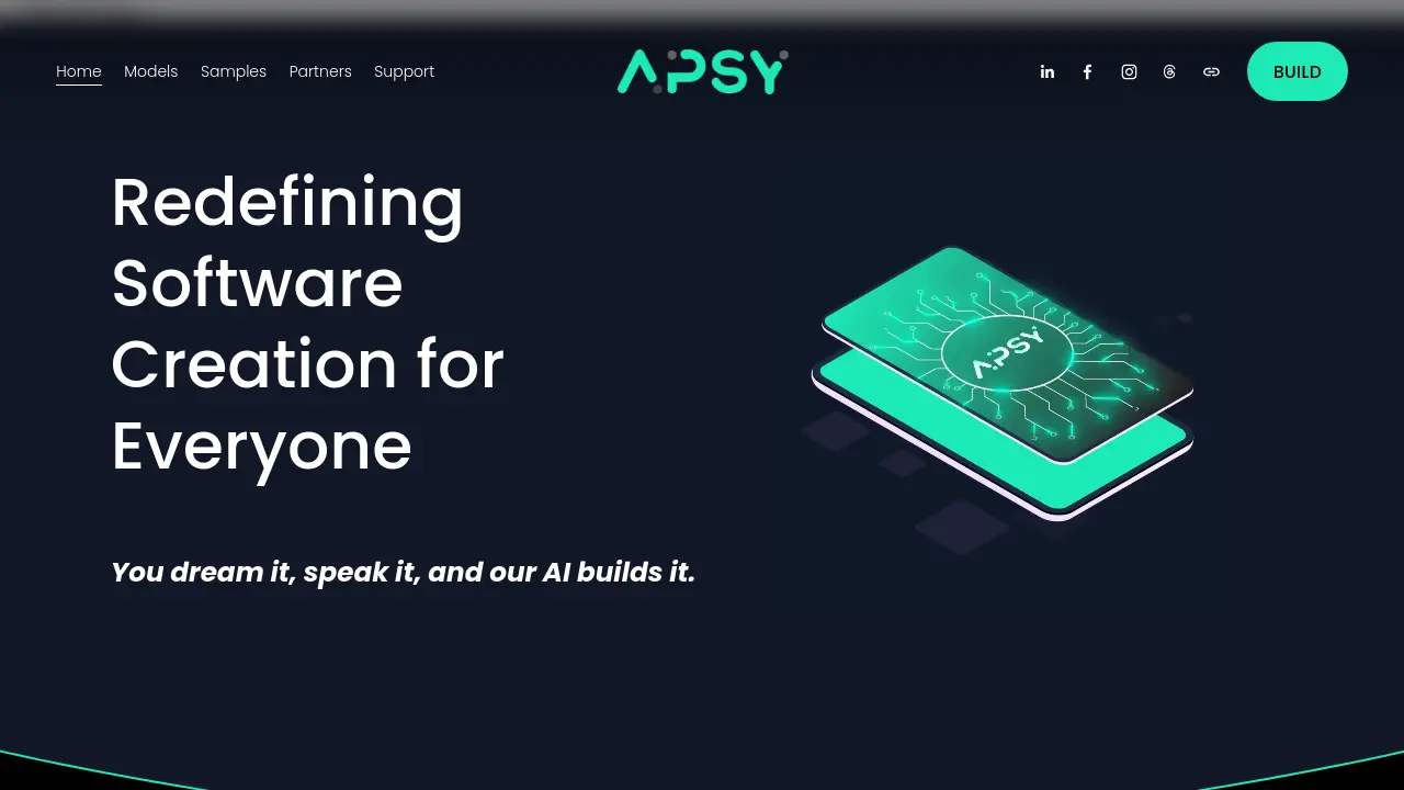 Apsy - Redefining Software Creation for Everyone