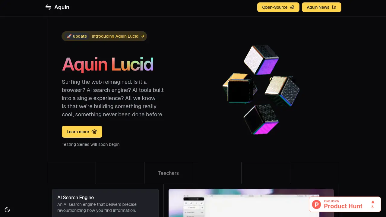 Aquin - Surfing the web reimagined.