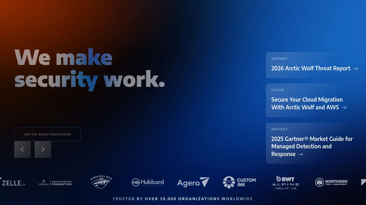 Arctic Wolf - AI-driven cybersecurity for seamless protection and ...