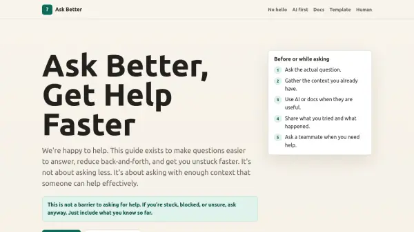 Ask Better