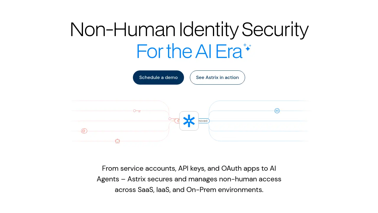 Astrix Software Astrix Security - Non-Human Identity Security For the AI Era