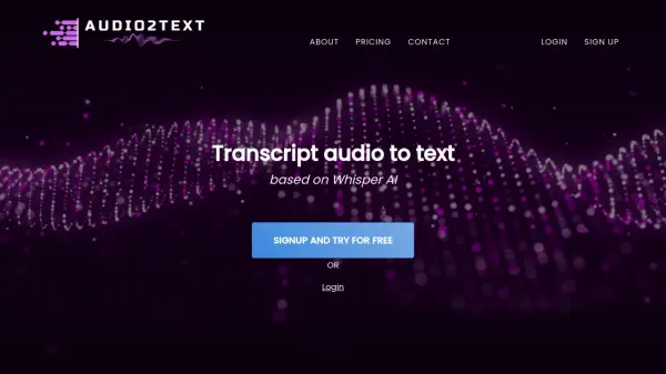 Audio2Text
