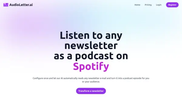 AudioLetter.ai