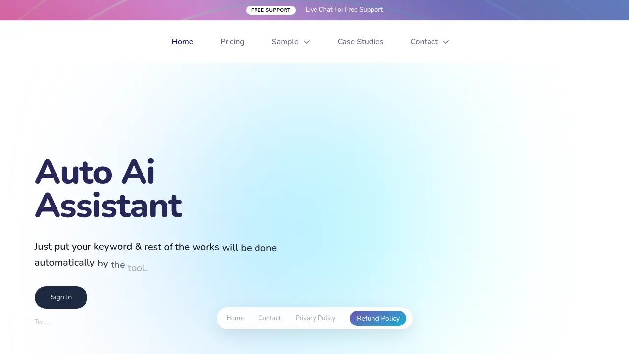 Auto AI Assistant screenshot