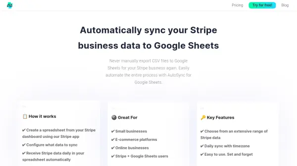 AutoSync for Google Sheets