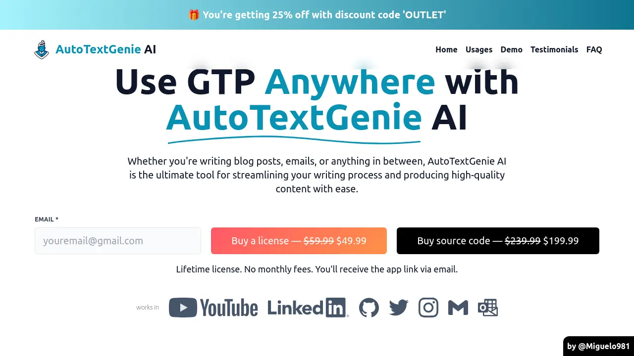 AutoTextGenie AI