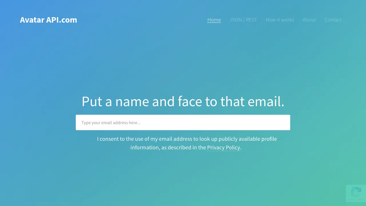 Avatar API - Put a name and face to that email