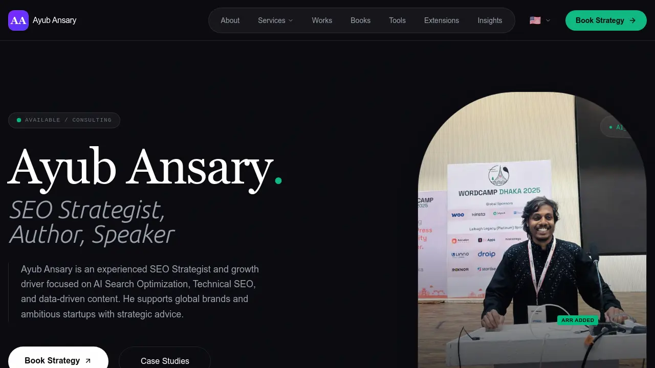 Ayub Ansary - Data-driven SEO strategies for the AI era