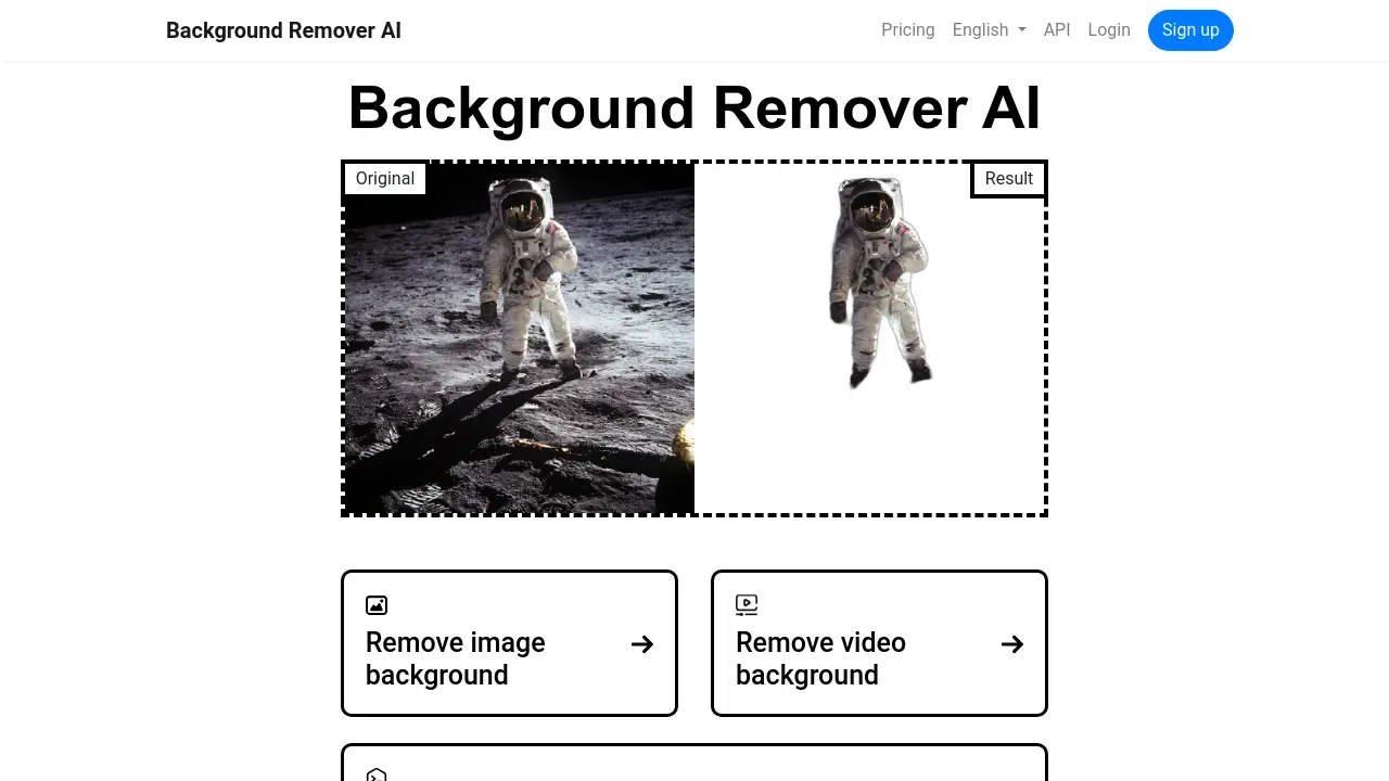 Background Remover AI - Remove image and video backgrounds automatically.