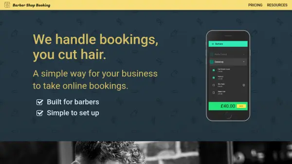 Barber Shop Booking
