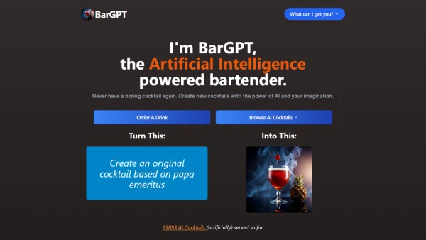 BarGPT