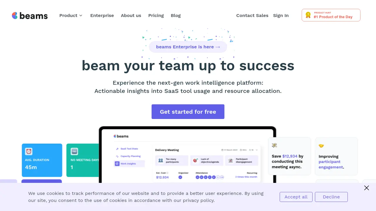 beams - Beam your team up to success with actionable work intelligence