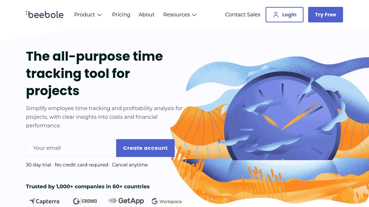 Tracking All Beebole - The all-purpose time tracking tool for projects