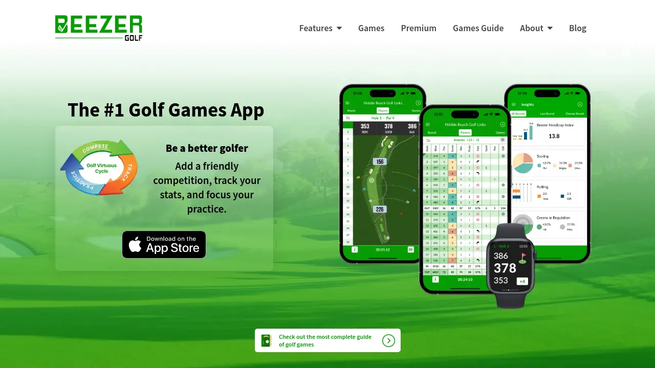 Beezer Golf - The #1 Golf Games App for Scoring, Betting, and Stats ...