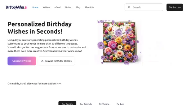 BirthdayWishes.ai