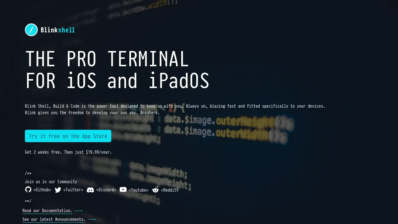 Terminal In Ios Blink Shell - The Pro Terminal for iOS and iPadOS