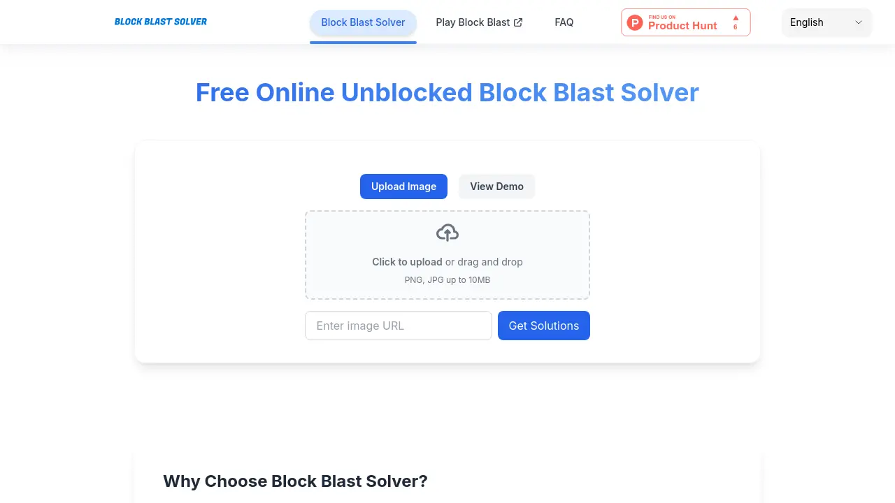 Block Blast Solver - Free Online AI-Powered Block Blast Game Solver