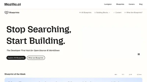 Blueprints by Mozilla.ai