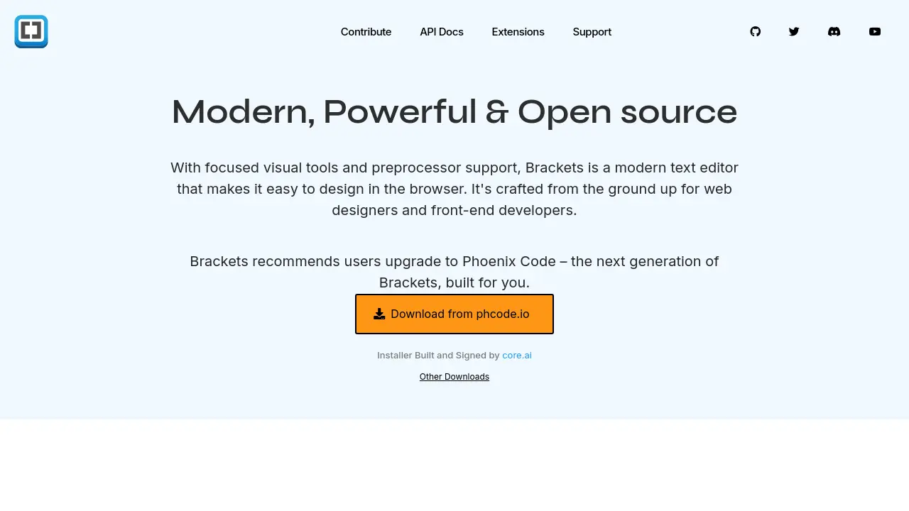 Brackets - Modern, Open-Source Code Editor for Web Designers