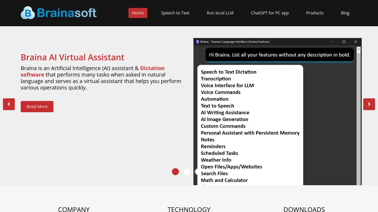 Braina AI Virtual Assistant - Your AI-powered virtual assistant for ...