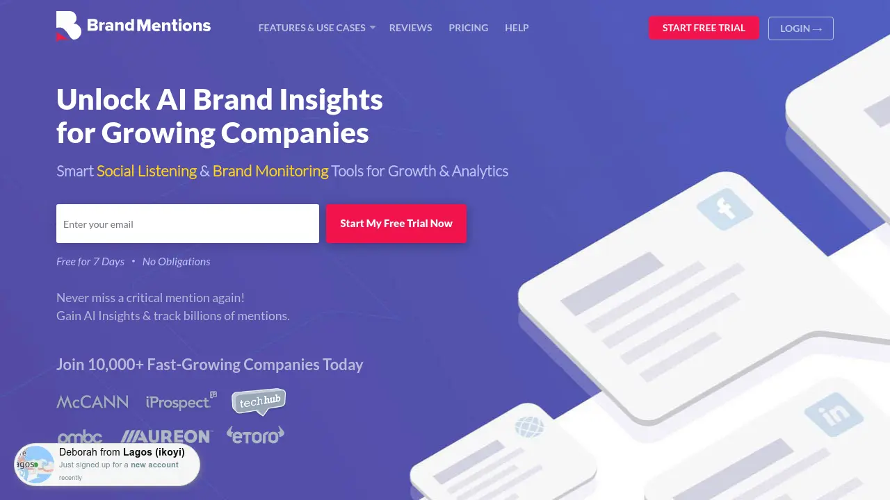 BrandMentions - Smart Social Listening & Brand Monitoring Tools for