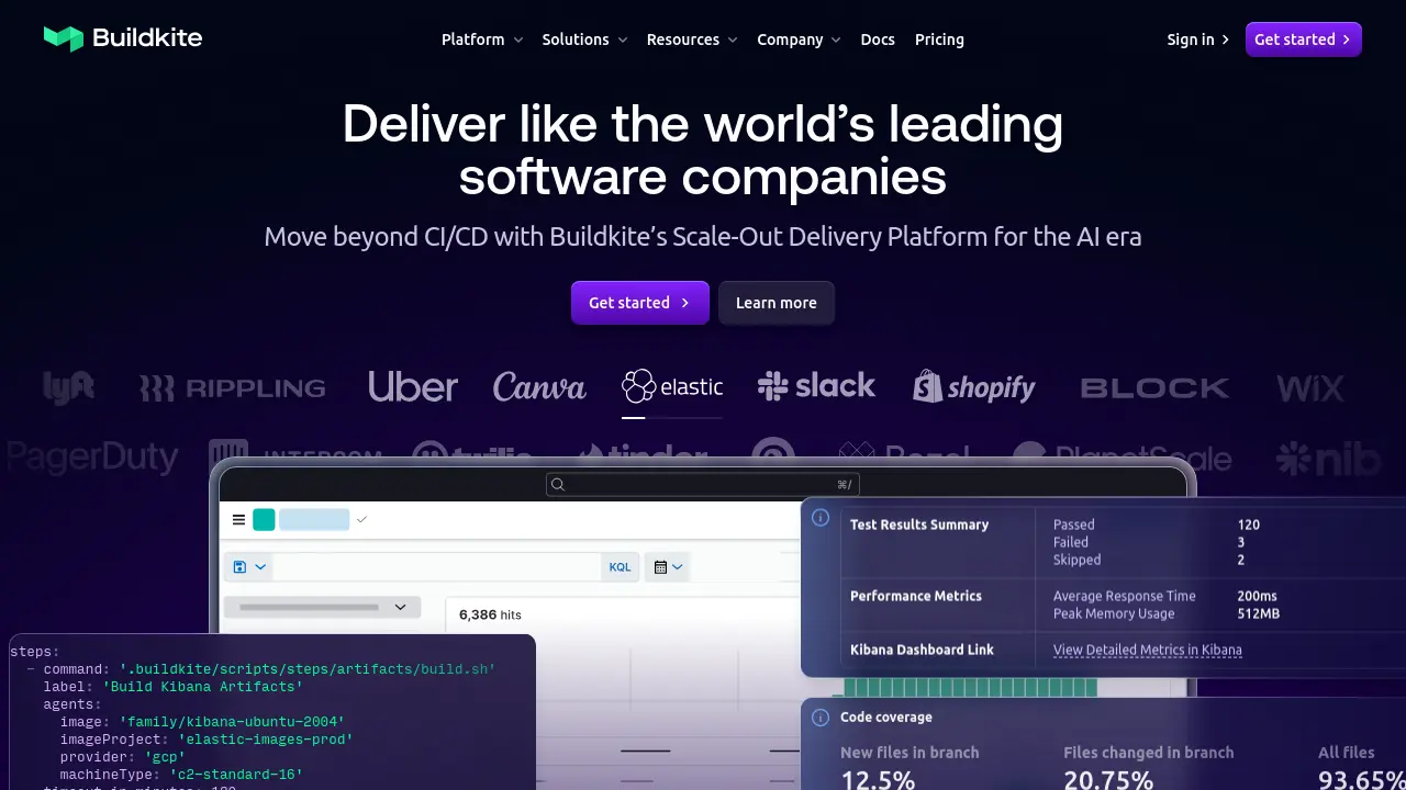 Buildkite - Scale-Out Delivery Platform for Accelerated CI/CD Workflows